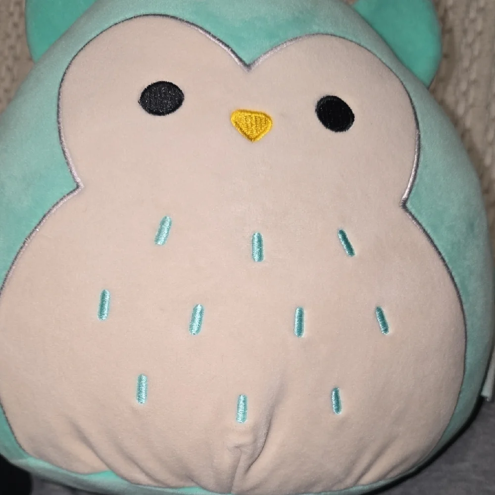 Squishmallows Teal Plush Backpack